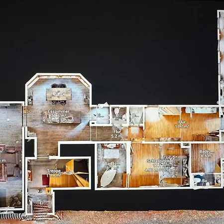 Klimaanlage, 5 Sterne Bahnhoftraum, 333 Qm, 1200qm Garten, Virtueller Rundgang, Dachterrasse, Whirlpoolbadewanne Braunfels