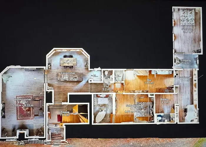 Klimaanlage, 5 Sterne Bahnhoftraum, Neu Zubuchbares Event, 333 Qm, 1200qm Garten, Virtueller Rundgang, Dachterrasse, Whirlpoolbadewanne Braunfels